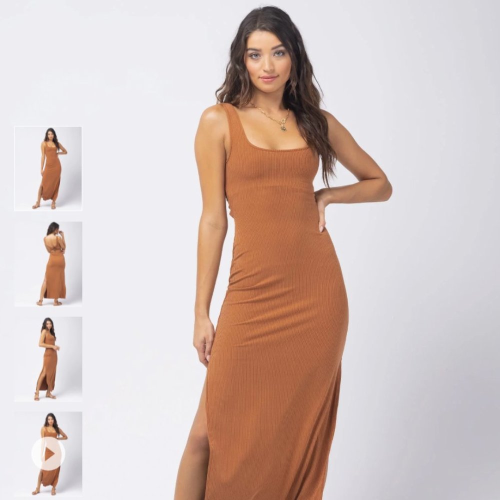 L*Space Mara Dress - Size Small - burnt orange